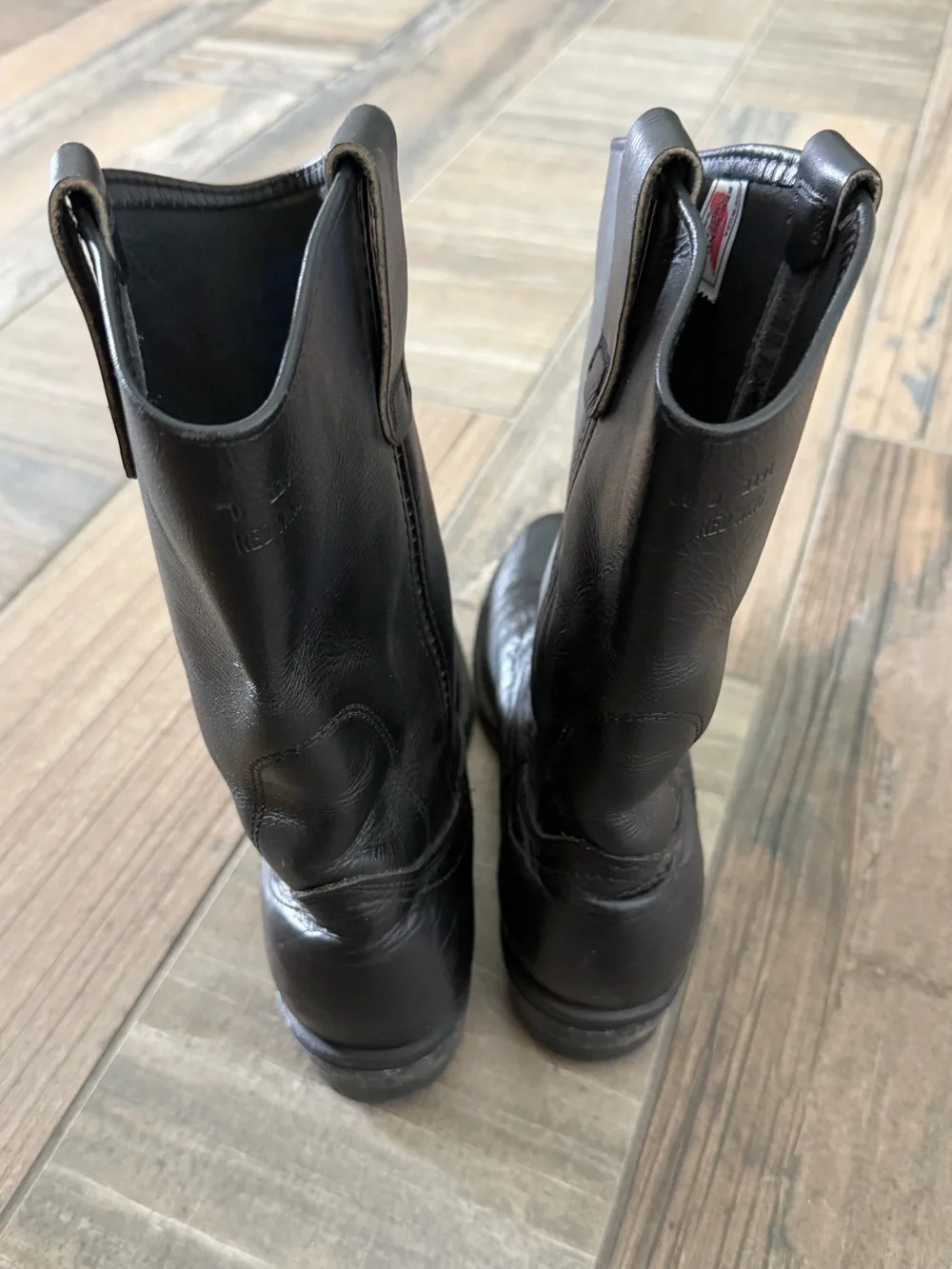 Red Wing 1158 Pecos Men's Bullhide Black Leather Size 8.5D
